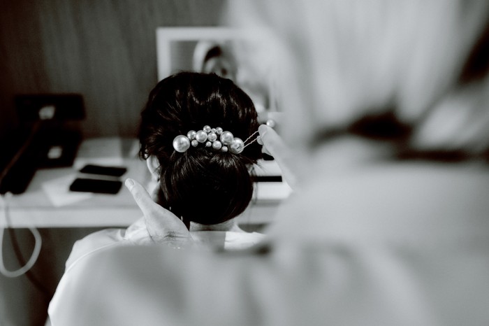 getting ready hochzeit